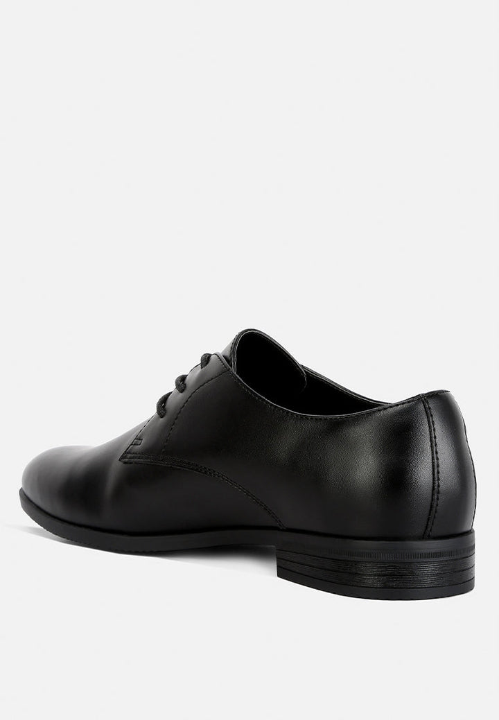 men's minimalist derby shoes by rag#color_black