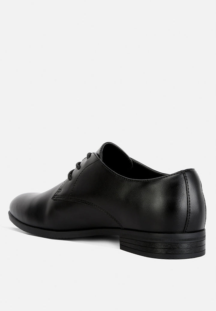 minimalist men derby shoes by ruw#color_black