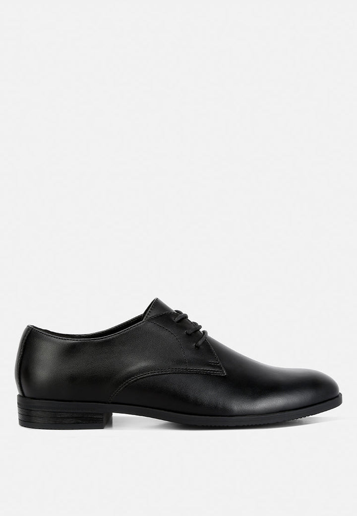 men's minimalist derby shoes by rag#color_black