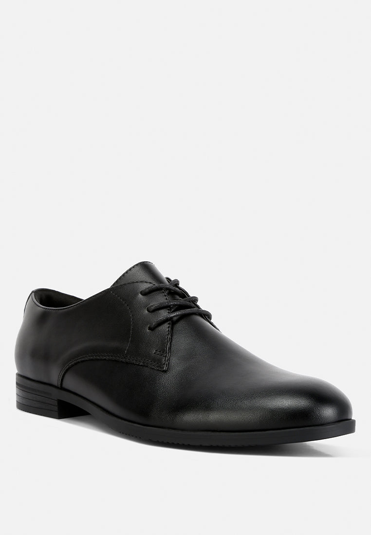 minimalist men derby shoes by ruw#color_black
