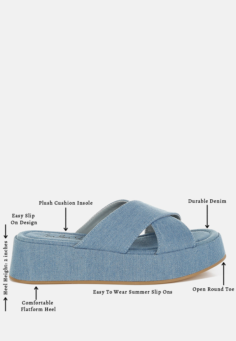 denim flatform slip ons by ruw#color_denim