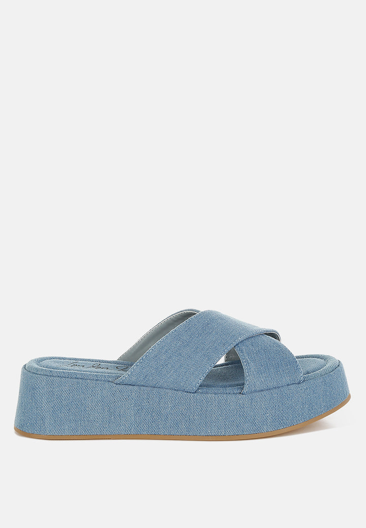 denim flatform slip ons by ruw#color_denim