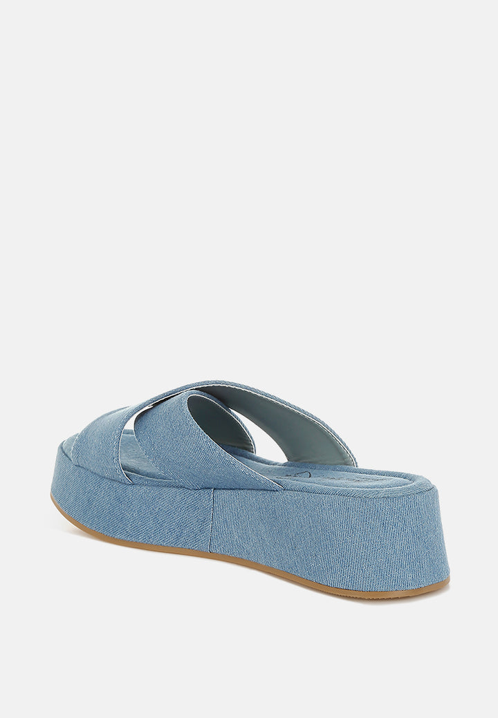 denim flatform slip ons by ruw#color_denim