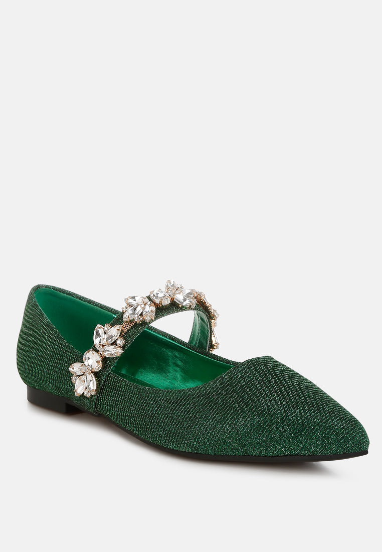 flavia broche de diamantes bailarinas con purpurina#color_green