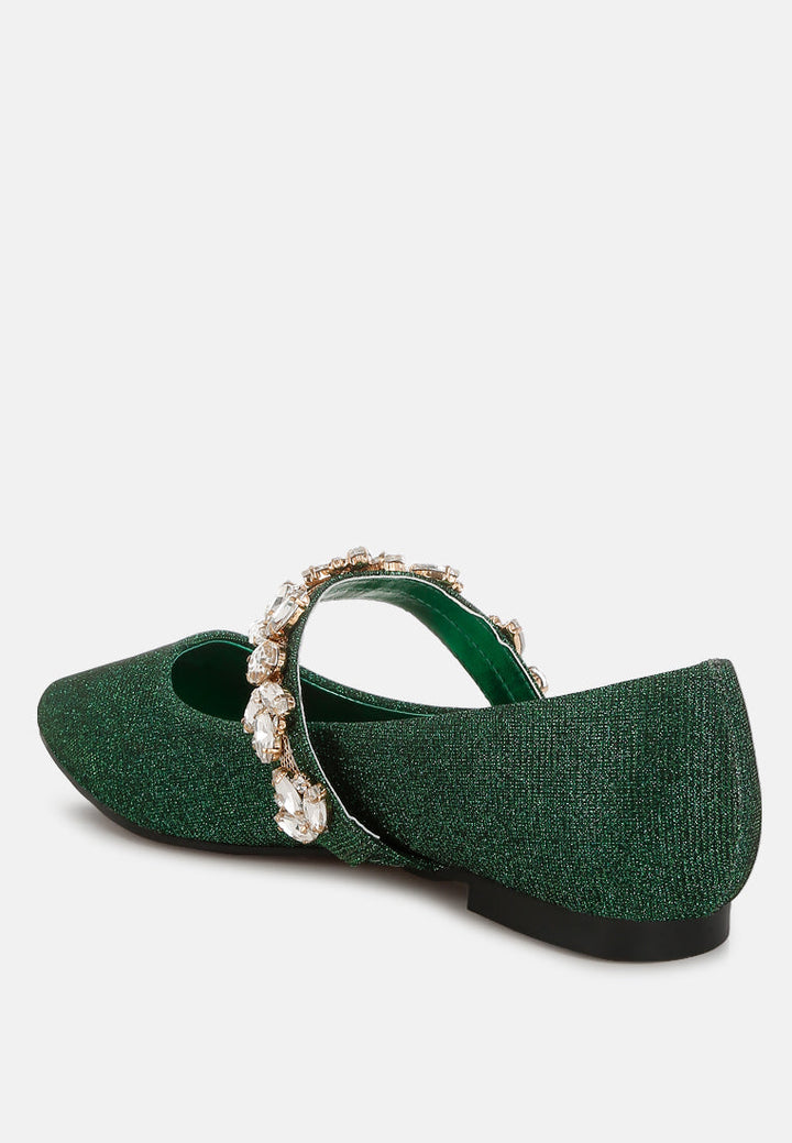 flavia broche de diamantes bailarinas con purpurina#color_green