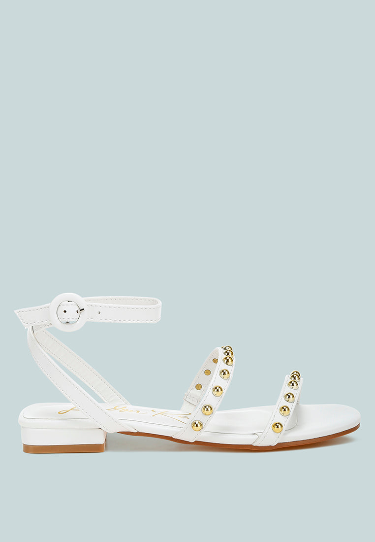 flippity studded ankle strap flat sandals#color_off-white