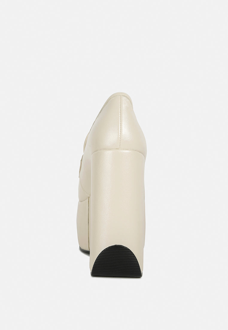Mocasines con cuña y plataforma alta gilliam#color_beige