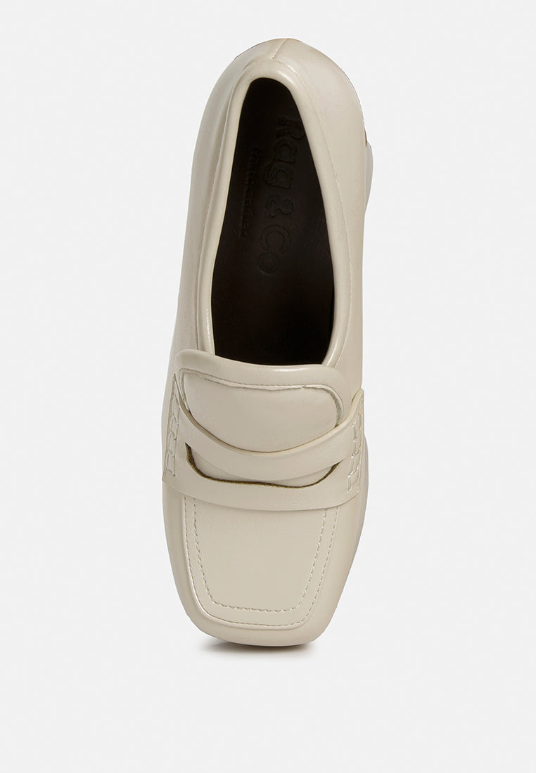 Mocasines con cuña y plataforma alta gilliam#color_beige