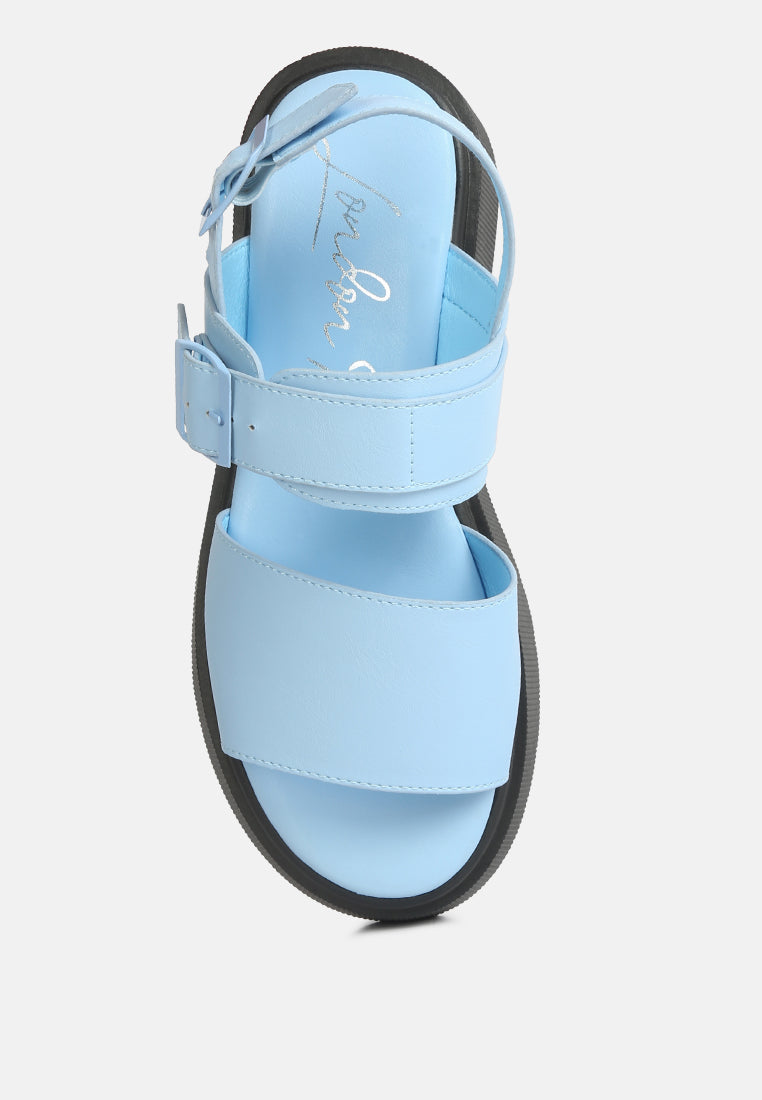 gladen pin buckle platform sandals#color_blue