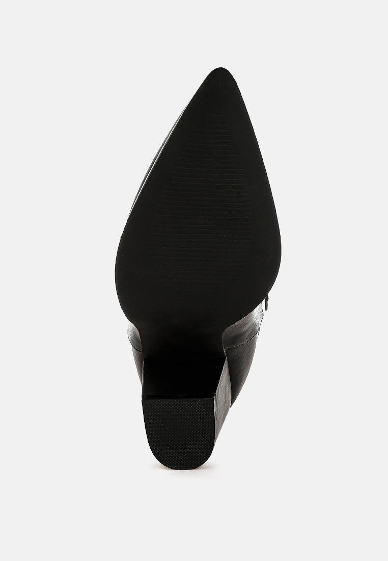 two tone cowboy boots by mode#color_black-white