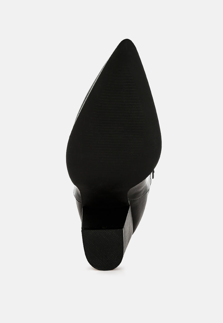 two tone cowboy boots by mode#color_black-white