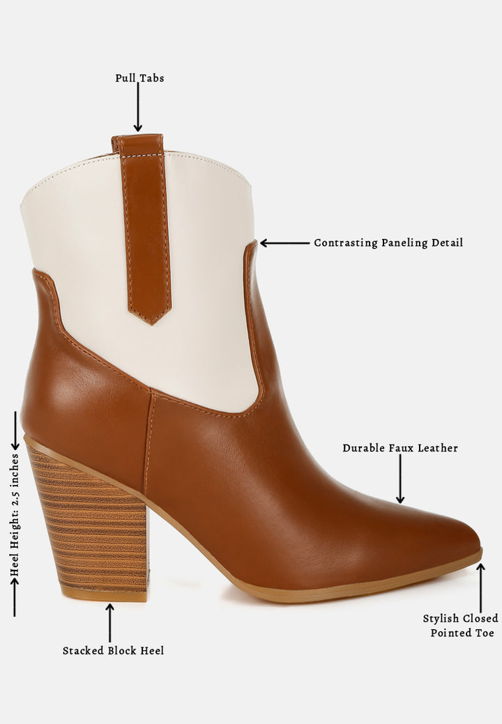 two tone cowboy boots by mode#color_tan-off-white