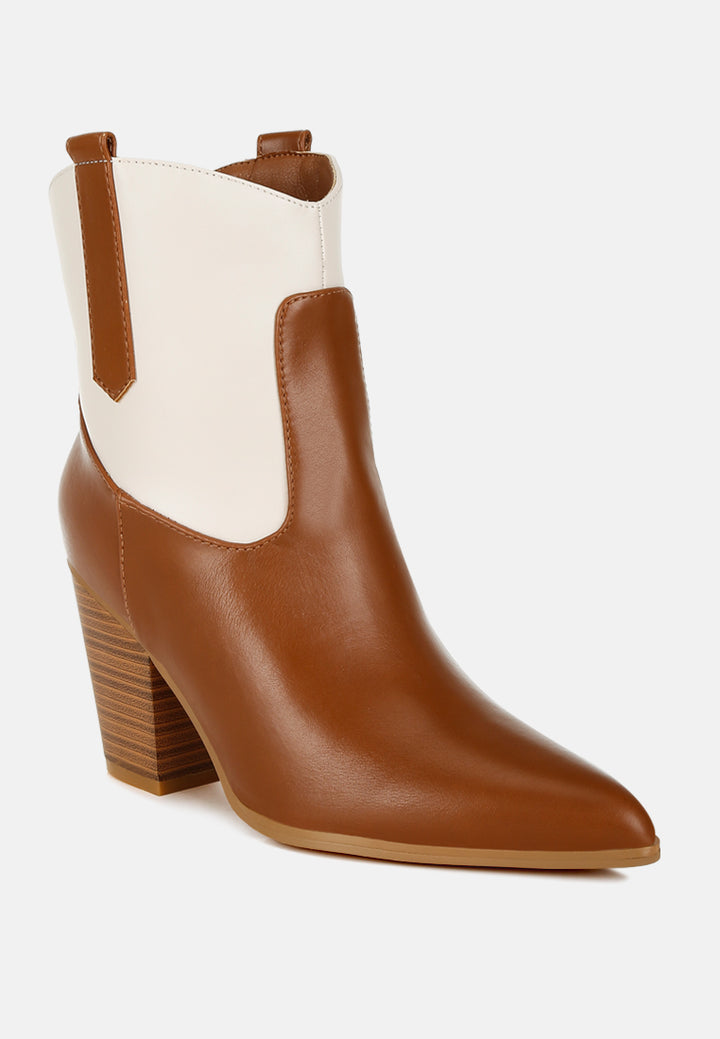 two tone cowboy boots by mode#color_tan-off-white