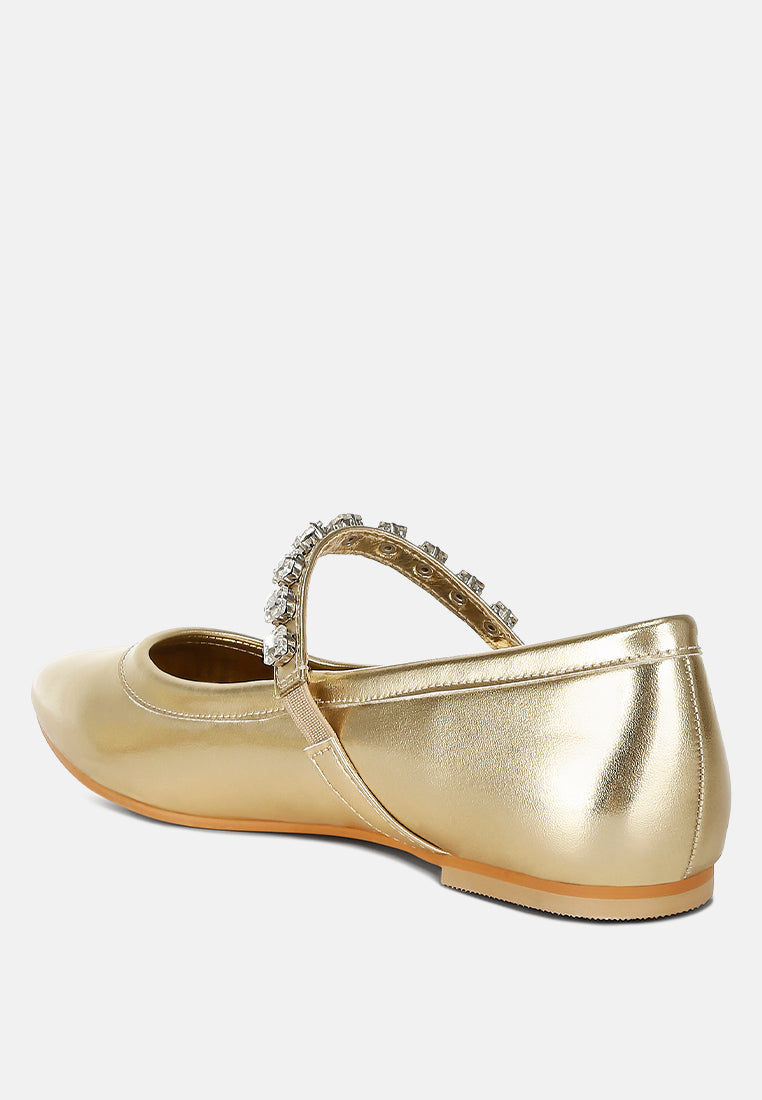 metallic mary jane ballerinas by ruw#color_gold