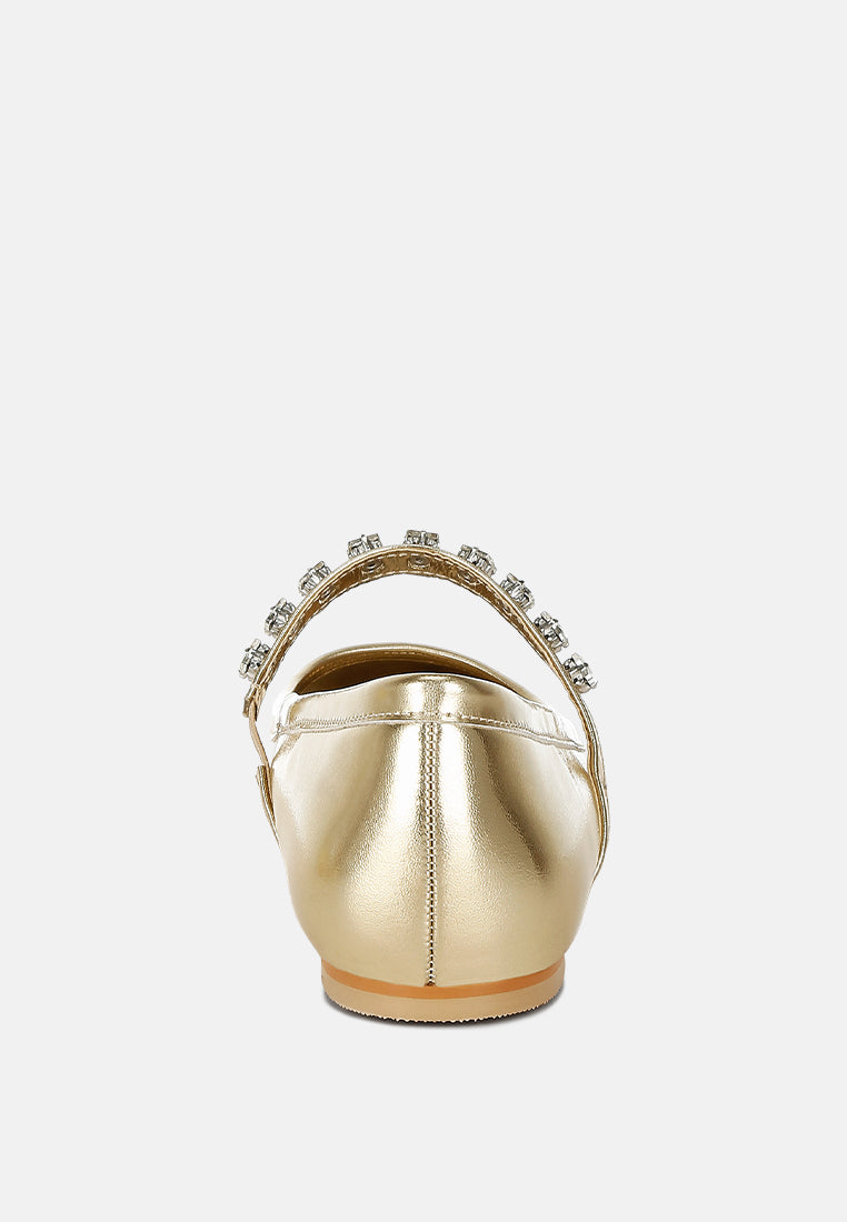 metallic mary jane ballerinas by ruw#color_gold