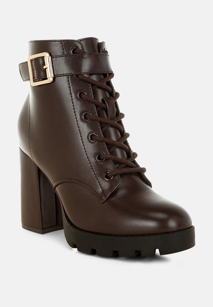 grahams faux leather lace up boots#color_brown