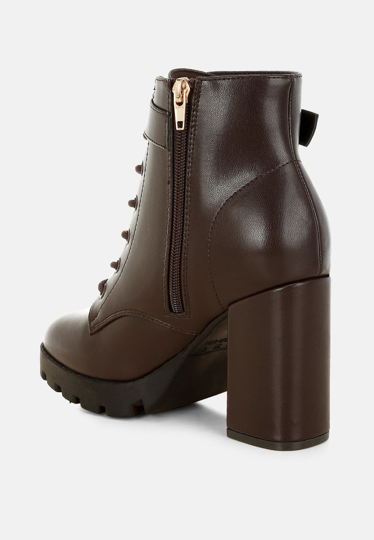 grahams faux leather lace up boots#color_brown