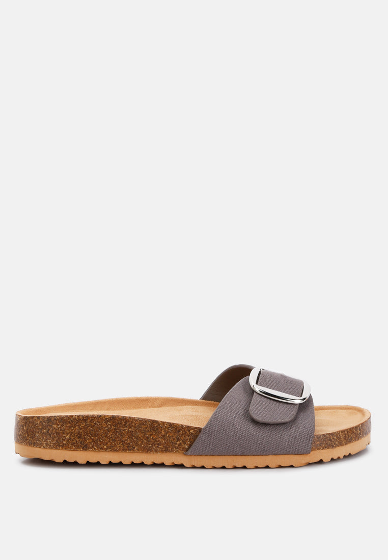 buckle strap slip-on sandals by rag#color_grey