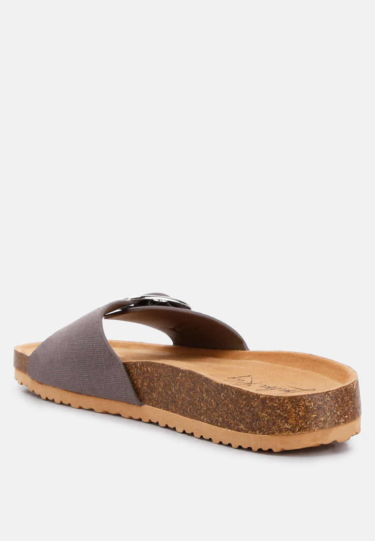 buckle strap slip-on sandals by rag#color_grey