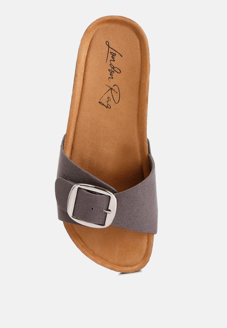 buckle strap slip-on sandals by rag#color_grey