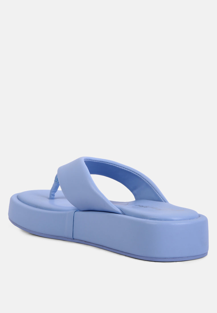 helle everyday casual flip flops#color_blue