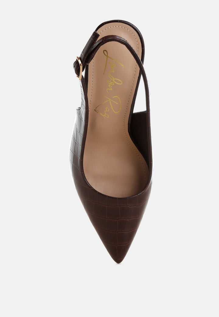 halins pointed toe slingback heels by ft#color_brown