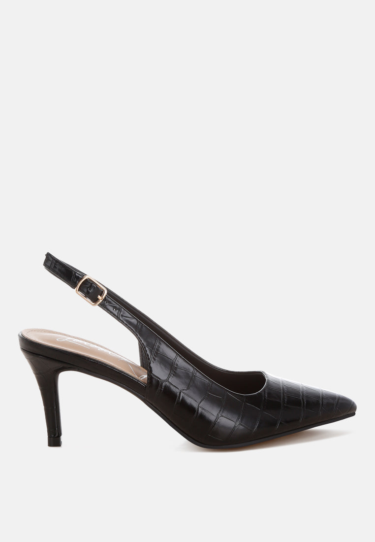 tacones destalonados con punta en punta halins#color_black-croco