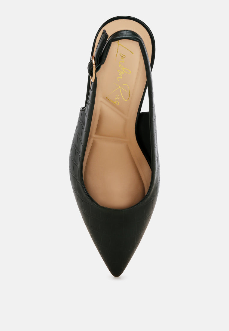 tacones destalonados con punta en punta halins#color_green