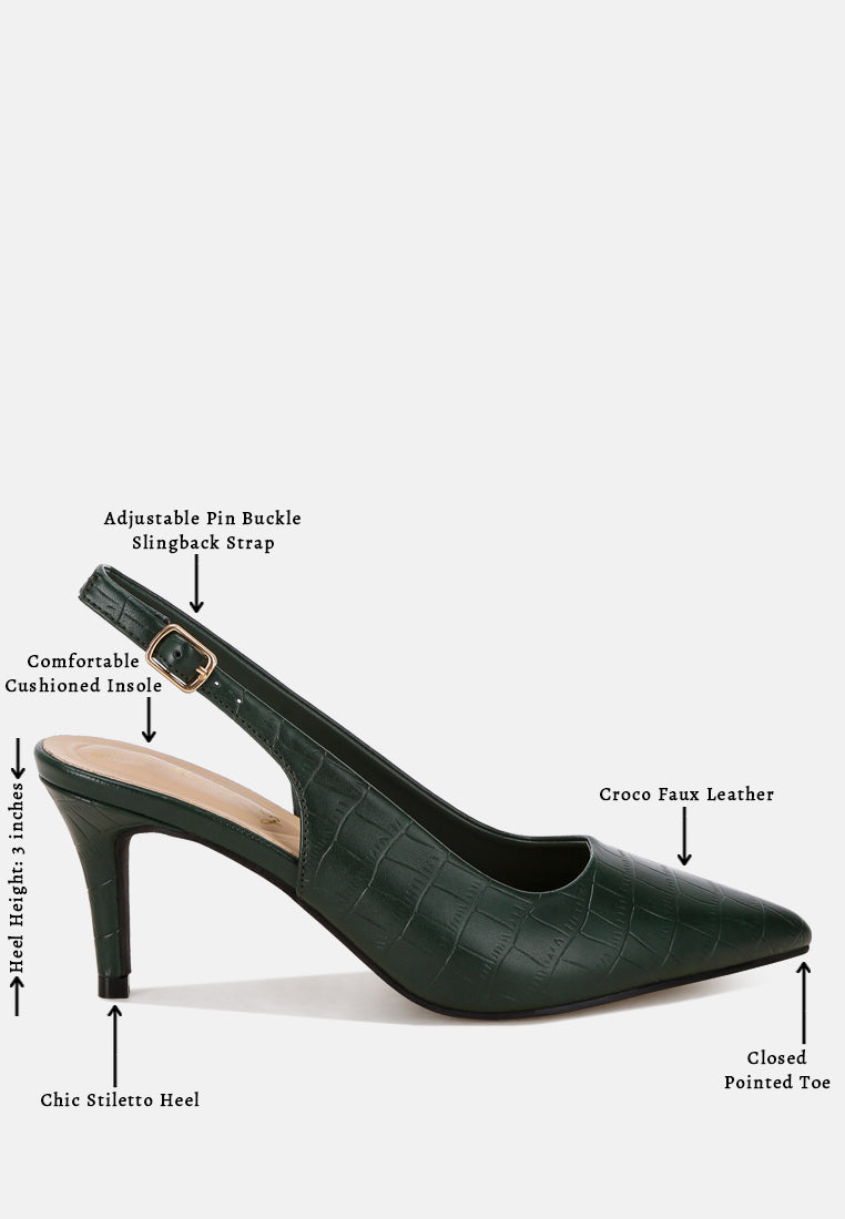 tacones destalonados con punta en punta halins#color_green