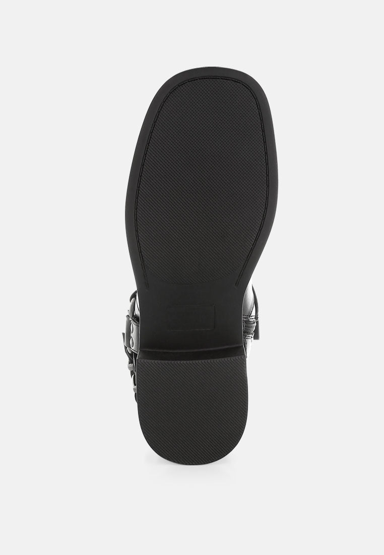 harness detail biker boots by ruw#color_black