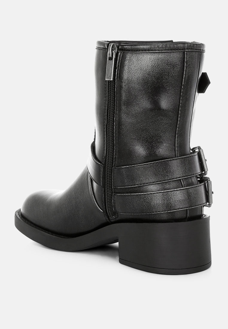 harness detail biker boots by ruw#color_black