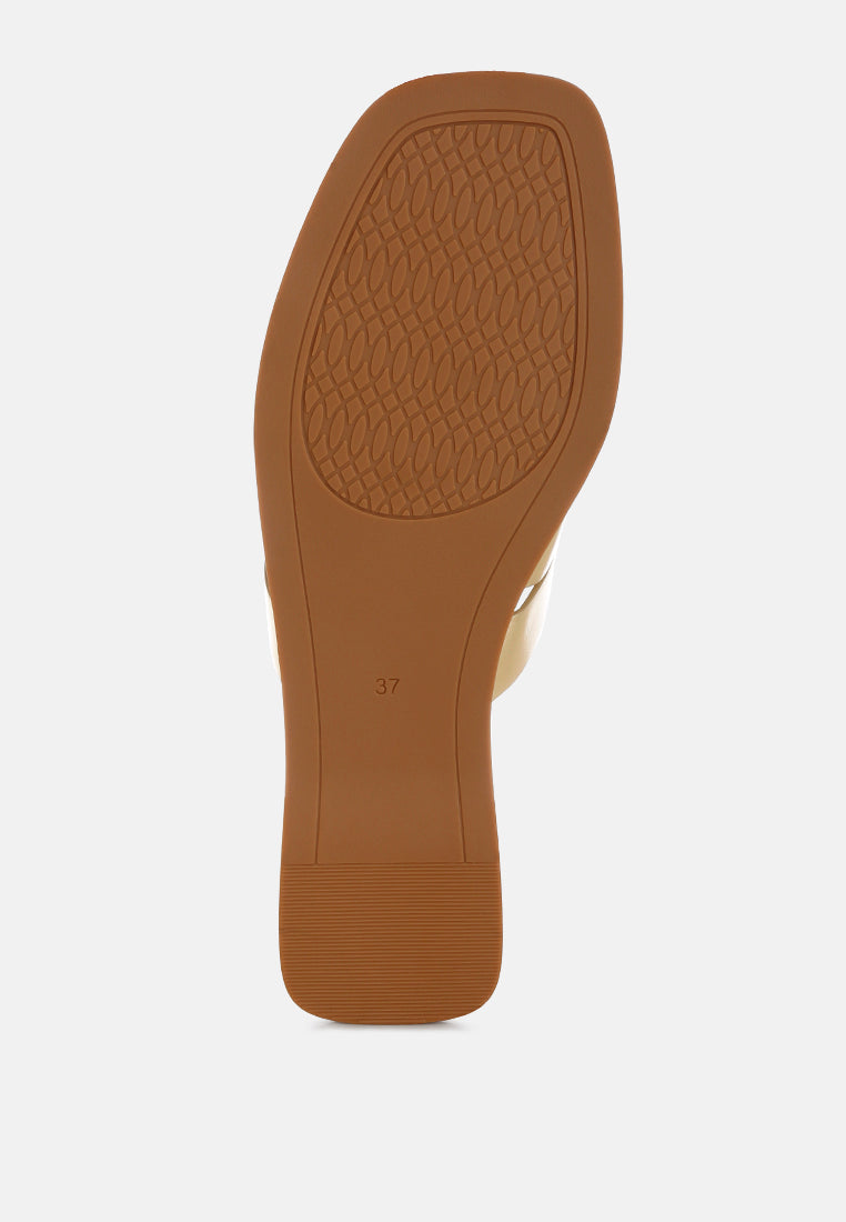 hebal metallic faux leather slip ons by ft#color_gold