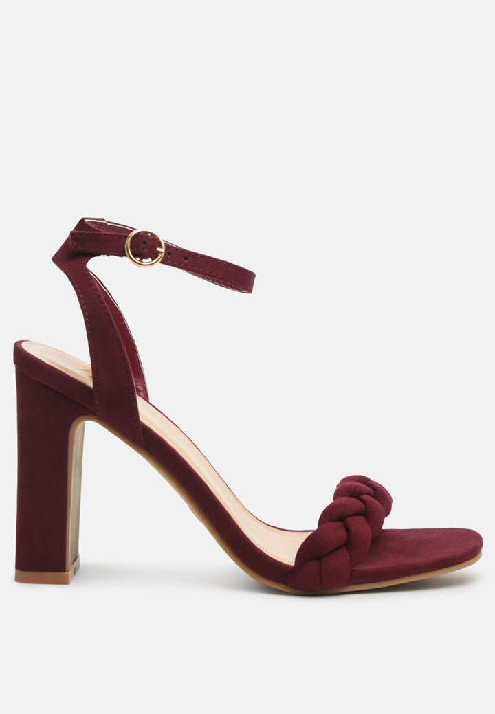 high block heeled dress shoe#color_burgundy