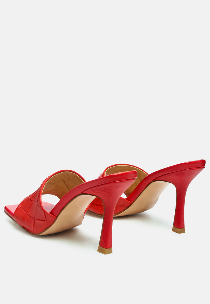 carmen woven strap mid heel sandals#color_red