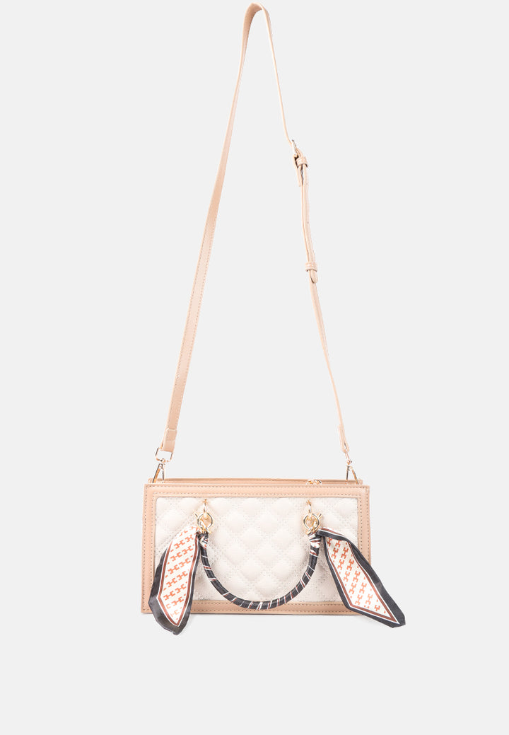 high street quilted hand bag#color_beige