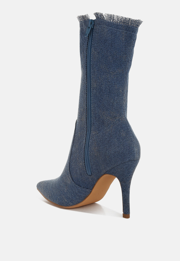 himkok distressed denim mid-calf boots#color_denim