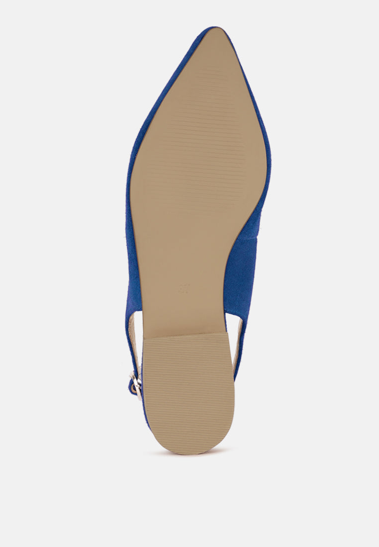 Sandalias hocane de piel de ante auténtica#color_azul