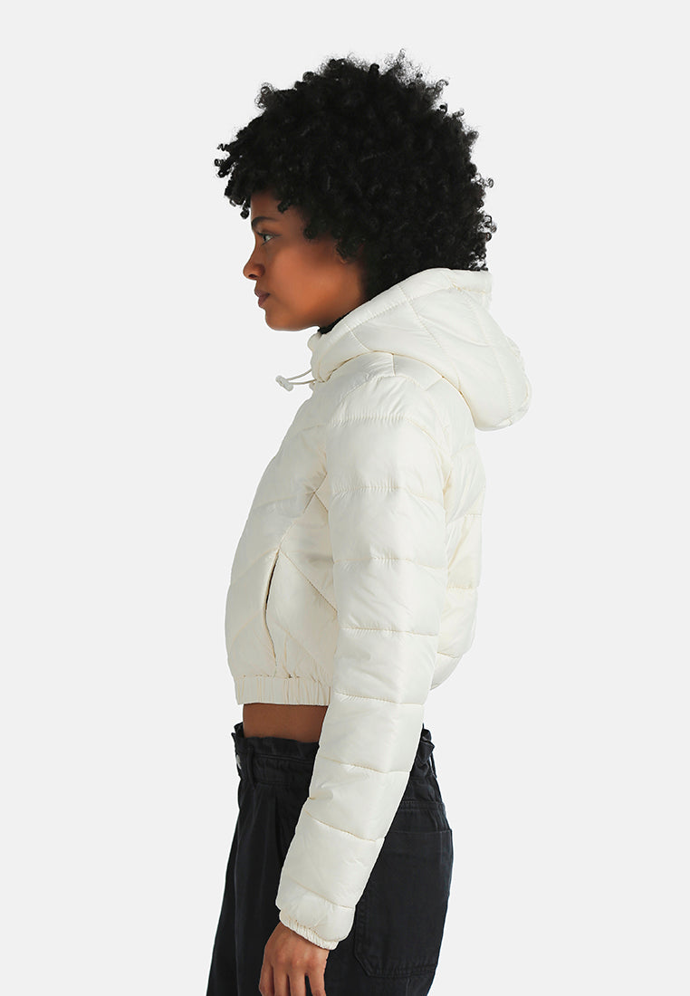 hooded puffer jacket#color_cream