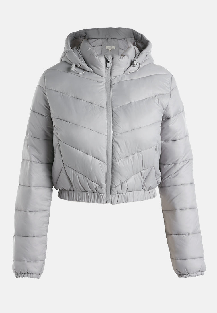 hooded puffer jacket#color_grey