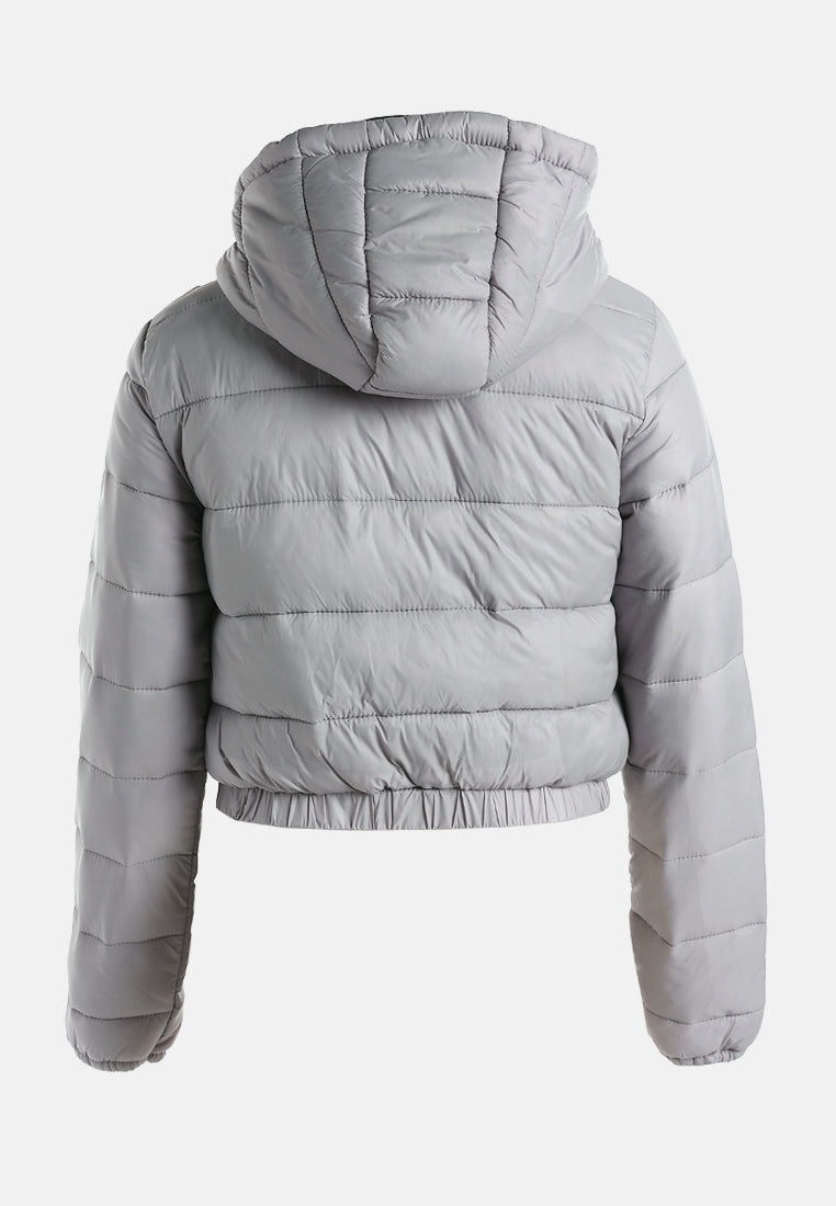 hooded puffer jacket#color_grey