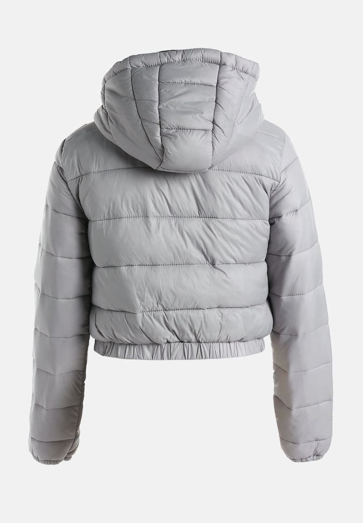 hooded puffer jacket#color_grey