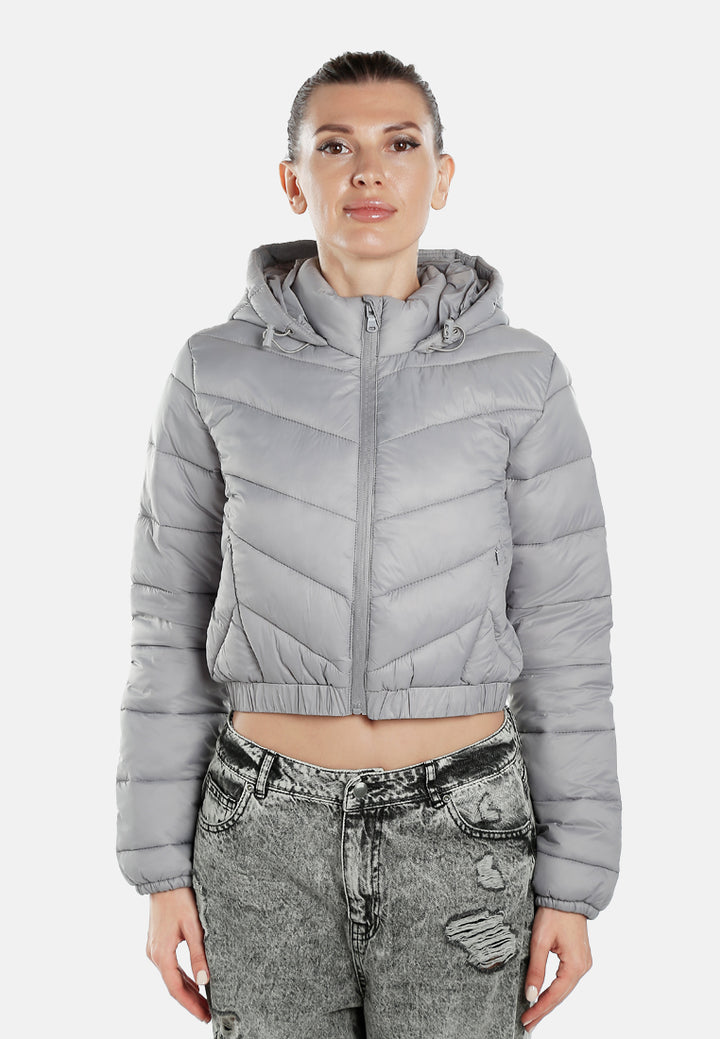 hooded puffer jacket#color_grey