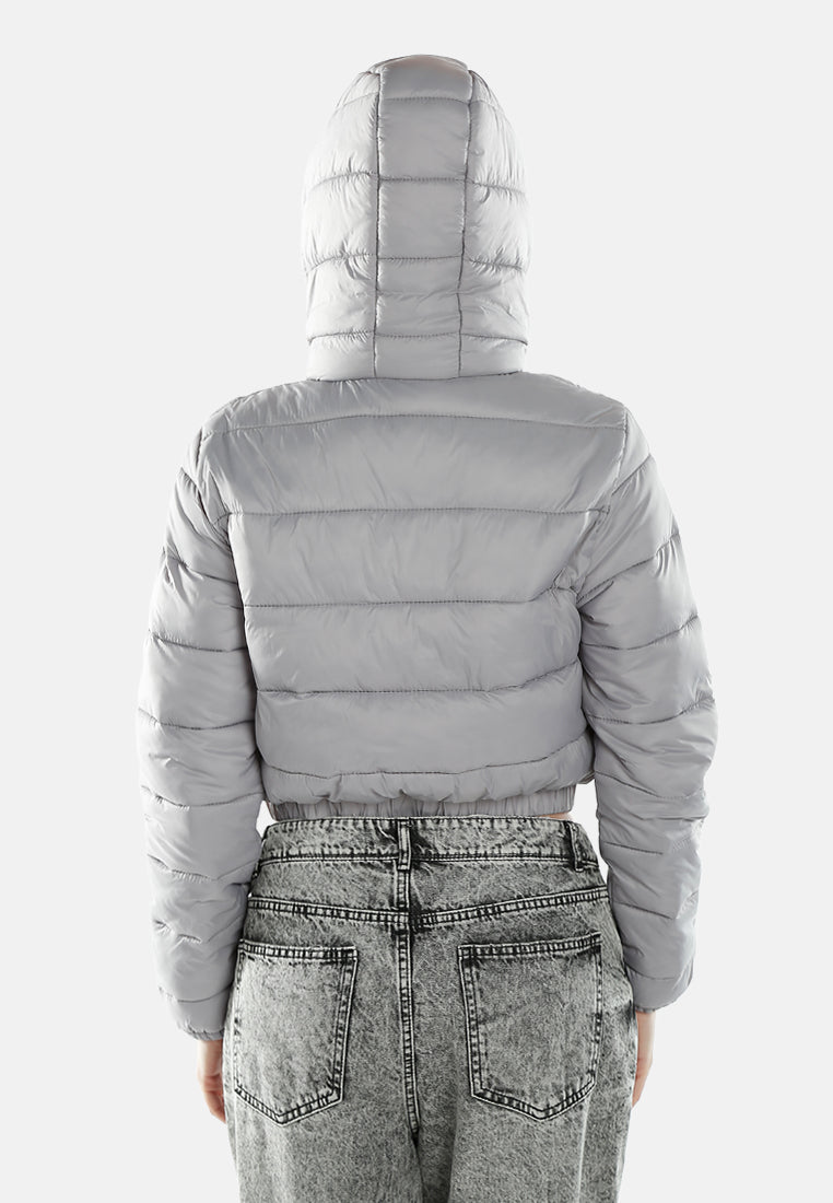 hooded puffer jacket#color_grey