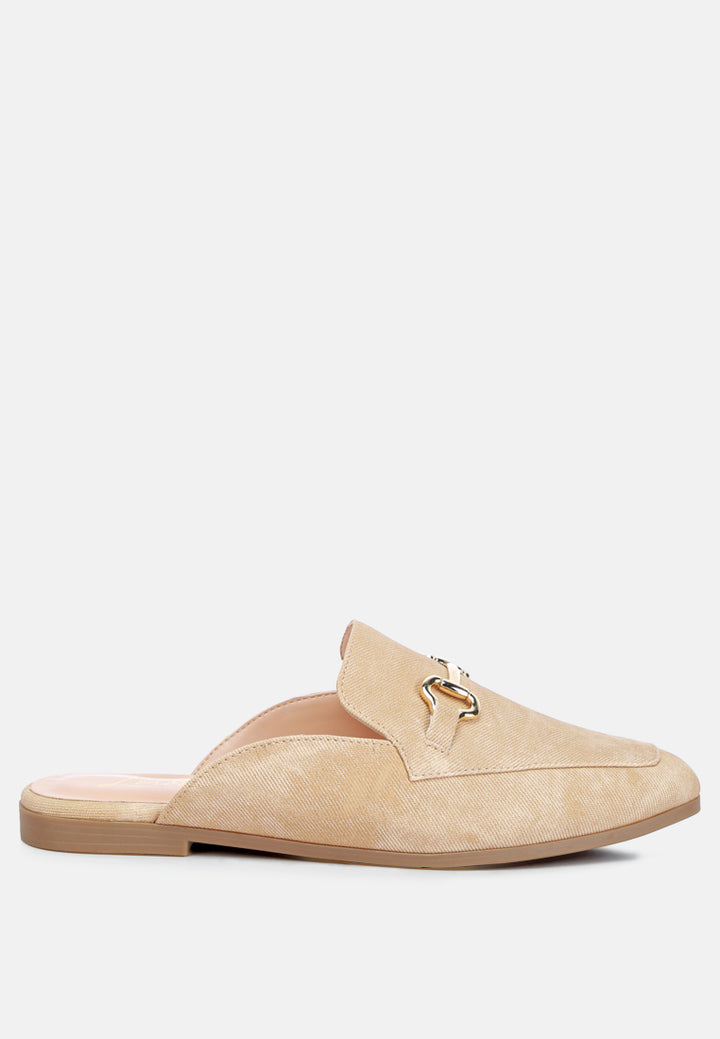 horsebit slip on mules#color_beige