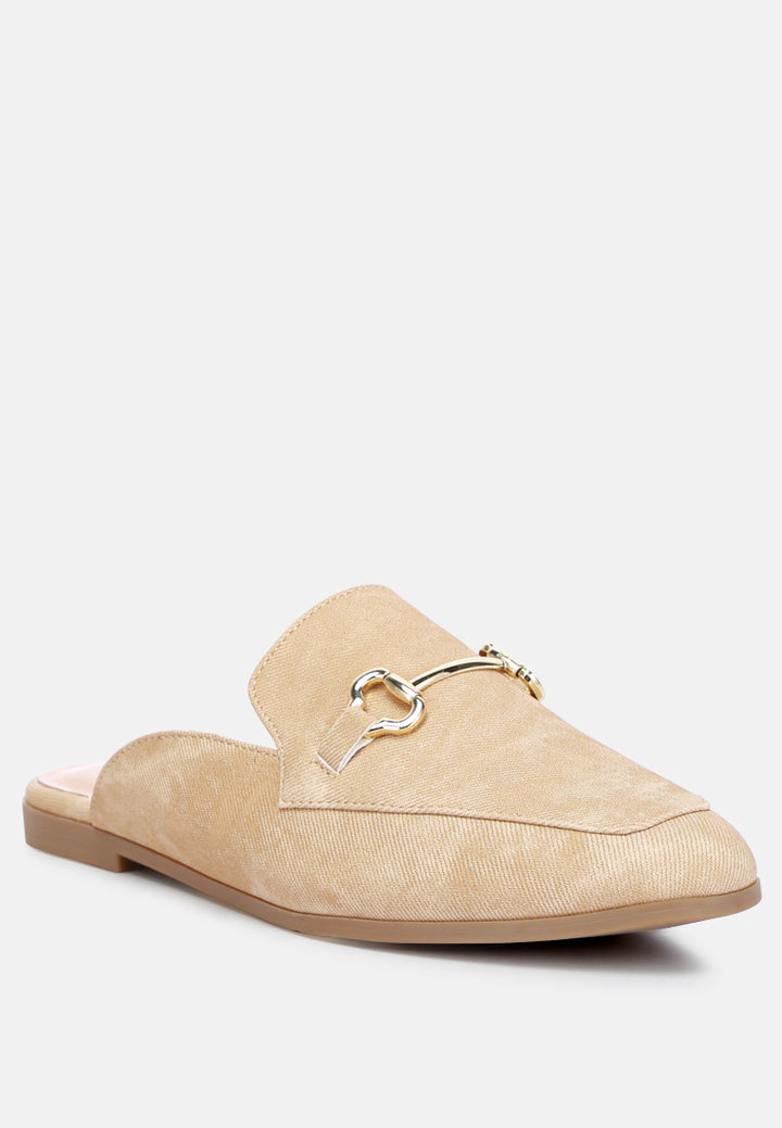 horsebit slip on mules#color_beige