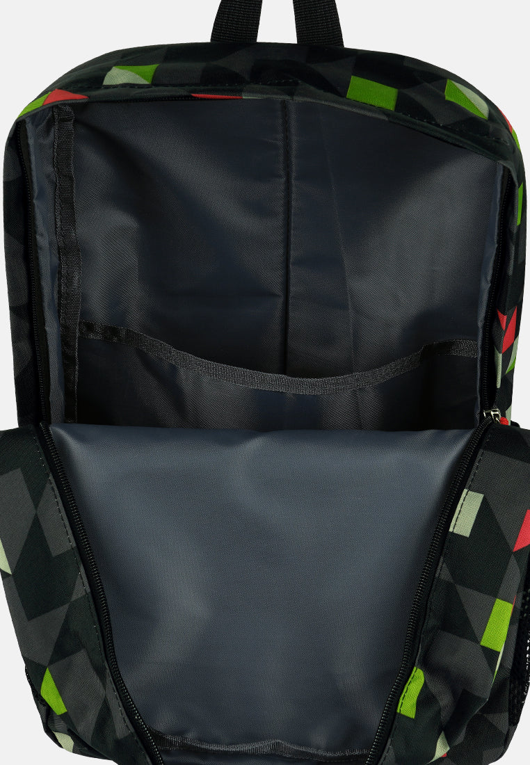casual college backpack#color_black