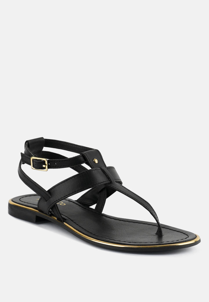 irene flat thong sandals#color_black