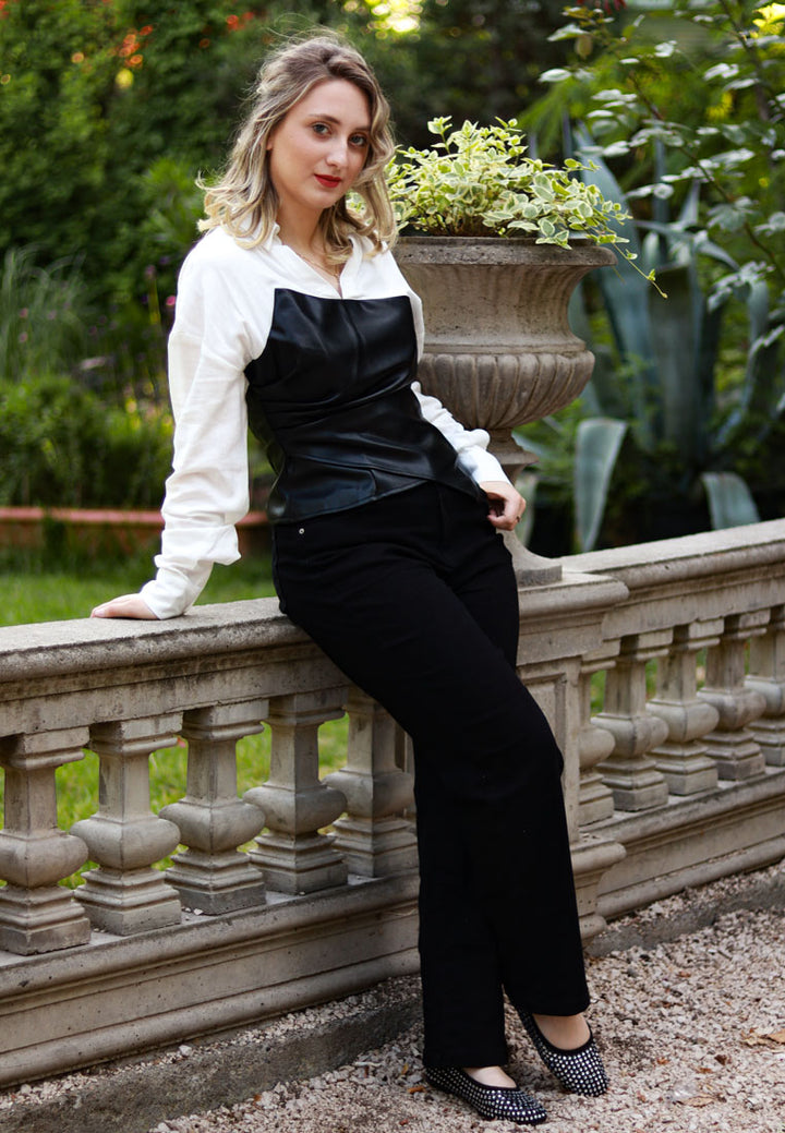 naked rhinestone ballerinas by ruw#color_black