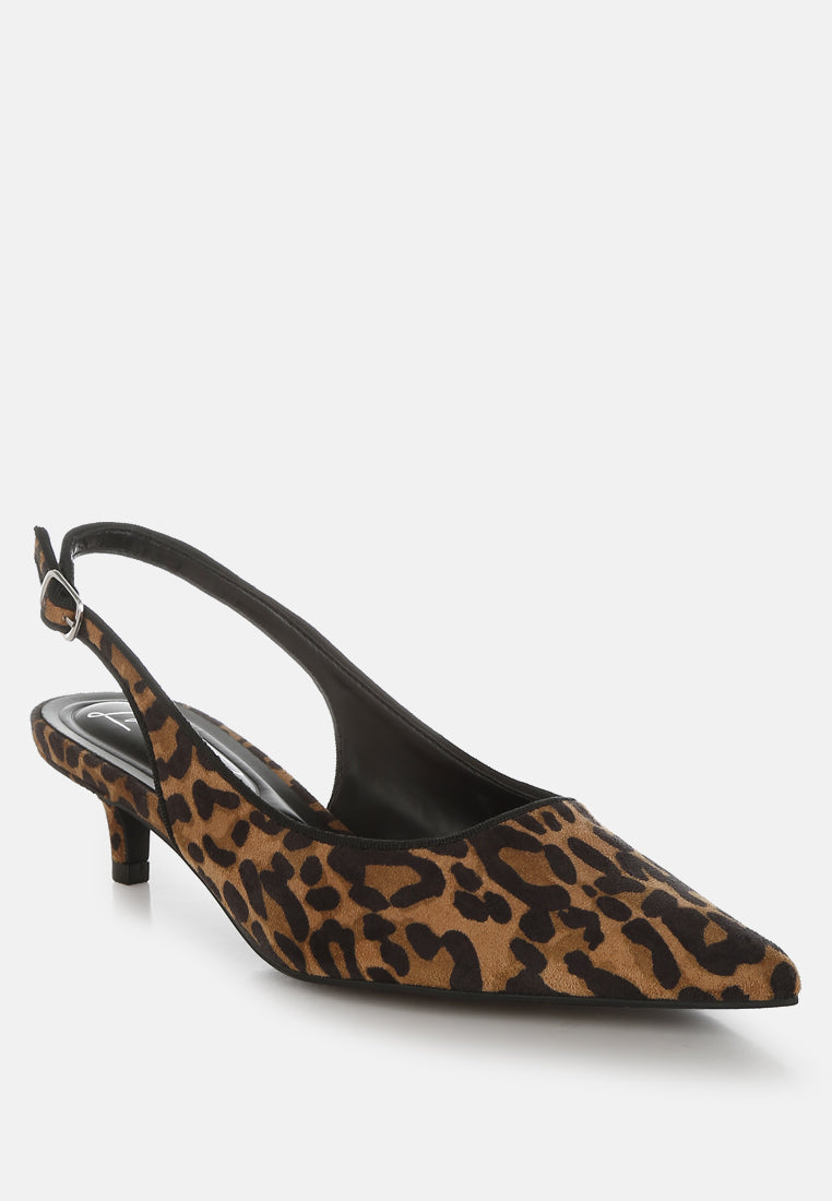 leopard print kitten heel sandals by ruw#color_multi