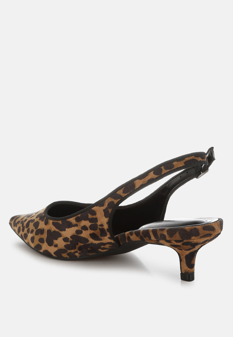 leopard print kitten heel sandals by ruw#color_multi